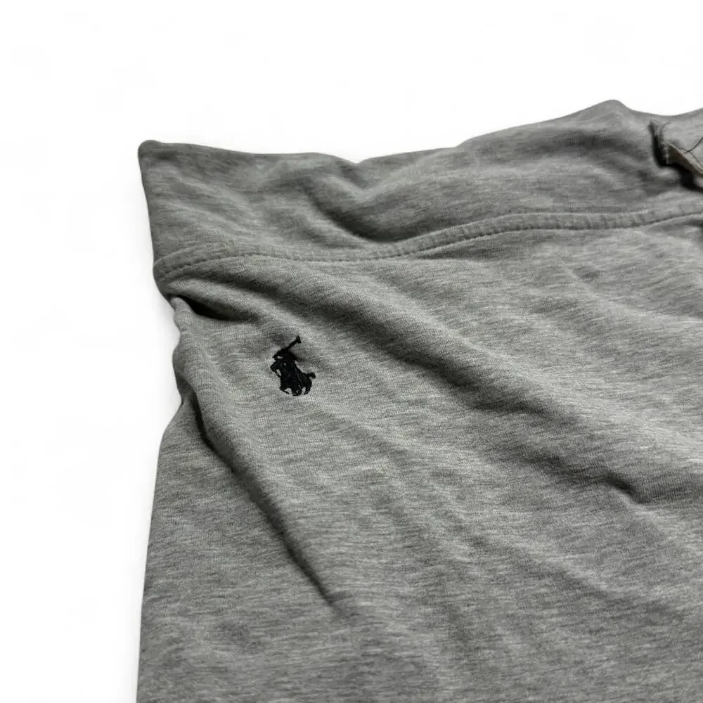 Polo Ralph Lauren Gray Sweat Shorts Small Drawstring Casual